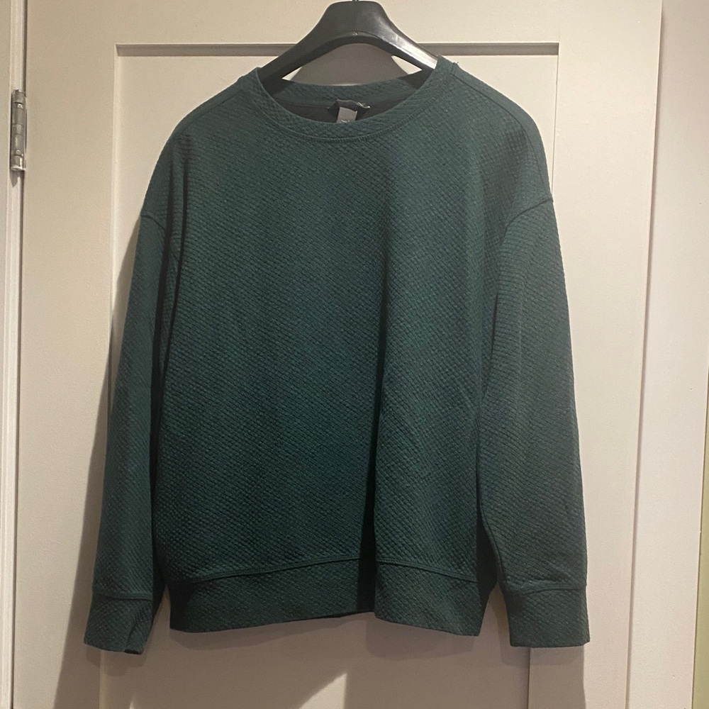 Eddie Bauer Men's Deep Green Crewneck Sweater